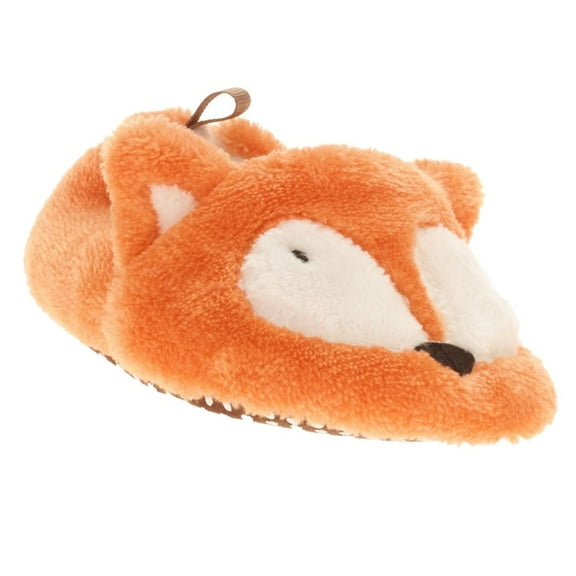 Infant Boys & Girls Plush Orange Fox Slippers Baby Prewalk Shoes 2