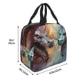 thumbnail image 2 of Yiaed White And Red Storm Dragon Print Insulated Lunch Bag Reusable Cute Tote Lunch Box, Leakproof Cooler Lunch Bags for Work Office Travel School Picnic, 2 of 5