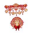 thumbnail image 3 of Tachiuwa 2025 Chinese New Year Banner New Year Decorations Backdrop Traditional Ornaments Door Curtain for Lunar Year Porch Front, 3 of 8