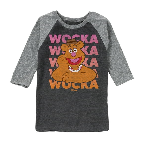 Muppets - Wocka Wocka - Toddler And Youth Raglan Graphic T-Shirt