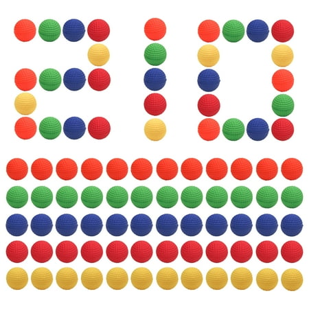 210 Round Refill Pack for Toy Gun, Yellow Bulk Foam Bullet Replacement Balls for Nerf Rival Balls Ammo Compatible with Nerf Rival Gun, Upgraded Foam Bullets Balls Refill Pack for Toy Gun Blasters