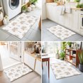 thumbnail image 4 of 2x3 Ft Entryway Area Rug, Beige Palm Trees Kitchen Rug Runner Washable Floor Mat, Tropical Summer Beach Botanical Non Slip Indoor Door Mat Throw Carpet for Bathroom Living Room Bedroom, 4 of 8