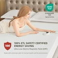 thumbnail image 3 of Waterproof Heated Mattress Pad with Dual Control, 9 Heat Settings & Auto Off Timer for CA  Bed, 3 of 7