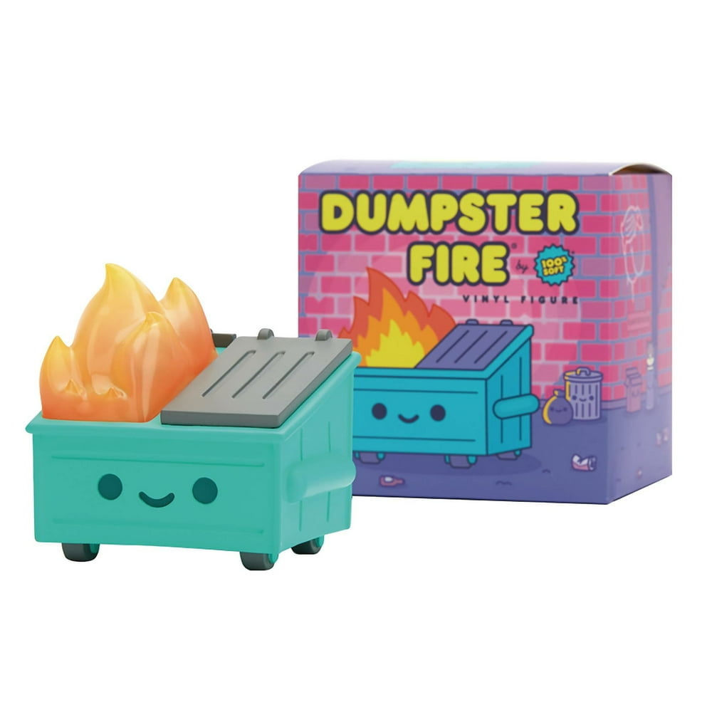 this is fine dumpster fire figure