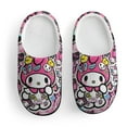 thumbnail image 3 of Kids Slippers Kuromi And My Melody House Slippers Warm Soft Plush Slipper Anti-Slip Winter Fluffy House Shoes for Boys Girls, 3 of 7