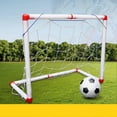 thumbnail image 2 of Small-size Portable Soccer Goal Toys Football Door Gate with Ball Net Air Pump for Children Kids, 2 of 3