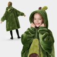 thumbnail image 2 of Sudadera portátil con capucha Giggling Getup para niños, forro polar sherpa, 2 of 7