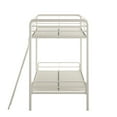 thumbnail image 4 of Chelsea Lane Elise Twin over Twin Metal Bunk Bed, White, 4 of 7