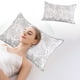 thumbnail image 3 of Almohada con núcleo de soporte para la espalda, ideal para quienes duermen boca abajo o boca arriba. Tela de espuma viscoelástica. Cómoda almohada ortopédica para descansar en casa, oficina, 3 of 7