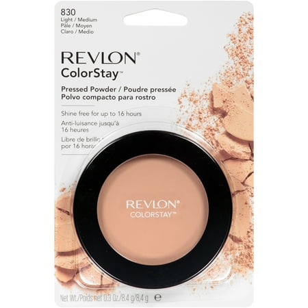 Revlon ColorStay Pressed Powder, 830 Light/Medium, 0.3 oz, Light/Medium