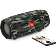 JBL Xtreme 2 Portable Bluetooth Speaker, Waterproof IPX7, 15H Battery, Powerful Sound, Camouflage 2-Speaker Bundle (International Model)