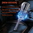 thumbnail image 6 of Handheld Vacuum Cordless, 8000PA Protable Rechargeable Car Vacuum Cleaner, 100W Strong Powerful Wet Dry Car Vacuum with HEPA Filter, Mini Vacuum for Car, RV, Boats, Travel (Black), 6 of 6