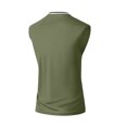 thumbnail image 4 of USNSM Men's Sleeveless Tank Tops Quick Dry Lightweight Moisture Wicking Crewneck Casual Workout Gym Cut Off Muscle Fit T Shirt Green XL, 4 of 7