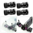 thumbnail image 2 of 4 Pieces Aluminium Alloy Body Shell Mount Parts Upgarde Accessories Column Hole Locator for RC Car Black, 2 of 9