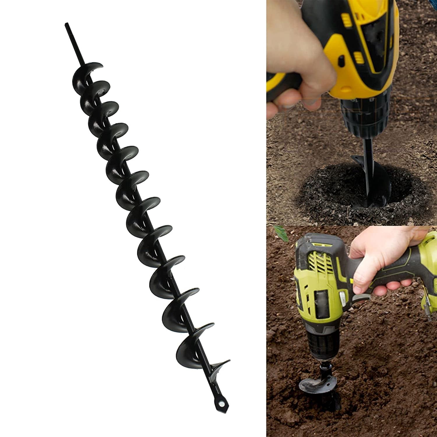 All-Carb 24” Wide and Long Garden Auger Drill Bit