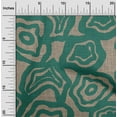 thumbnail image 2 of oneOone Rayon Teal Green Fabric Abstract Floral Sewing Craft Projects Fabric Prints By Yard 56 Inch Wide, 2 of 4