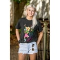 thumbnail image 4 of XOMG POP Neon Logo Kinley Cartoon Women Plus Size Graphic Tee Tees Brisco Brands 2X, 4 of 5