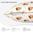 thumbnail image 5 of Xecao Funny Corgi Print Soft Velvet Decorative Throw Pillow Covers, Square Cushion Cases for Bed, Sofa, Living Room, Car, and Indoor Outdoor Use-16"x16", 5 of 8