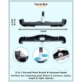 thumbnail image 5 of Carrie Box Deluxe Xl 20-Inch 2 in 1 Curved Pool Brush with Vacuum Head | Durable Bristles | Swivel Hose | Ez Clip Handle, 5 of 7