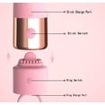 thumbnail image 2 of Soft Silicone Female Vibrator Stick With Mini Tongue Ring, Waterproof Usb Recharge Heating Vibrators Sex Toy For Women Couple - Pink, 2 of 7