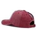 thumbnail image 2 of XIAOCHA Men's Solid Washed Baseball Cap Adjustable Hat Band Baseball Hats Farm Dad Caps,, 2 of 6