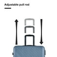 thumbnail image 6 of 3 Piece Luggage Sets ABS Lightweight Suitcase with Two Hooks, Spinner Wheels, TSA Lock, (20/24/28), 6 of 16