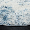 thumbnail image 3 of SAFAVIEH Brentwood Ainslee Abstract Area Rug, Ivory/Navy, 10' x 10' Round, 3 of 11