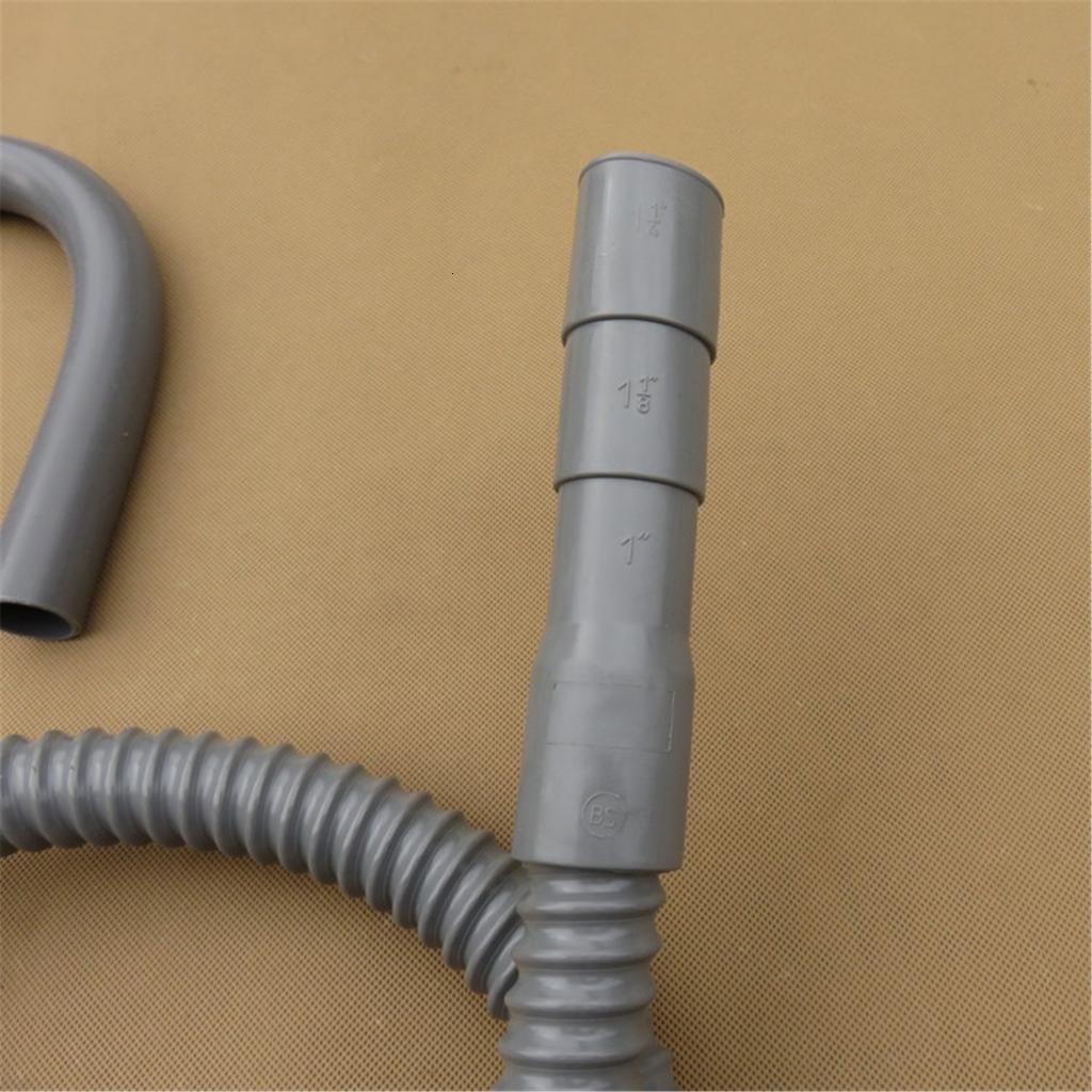 Professional 1.83m Automatic Laundry Drain Pipe Connection Design ABS Texture