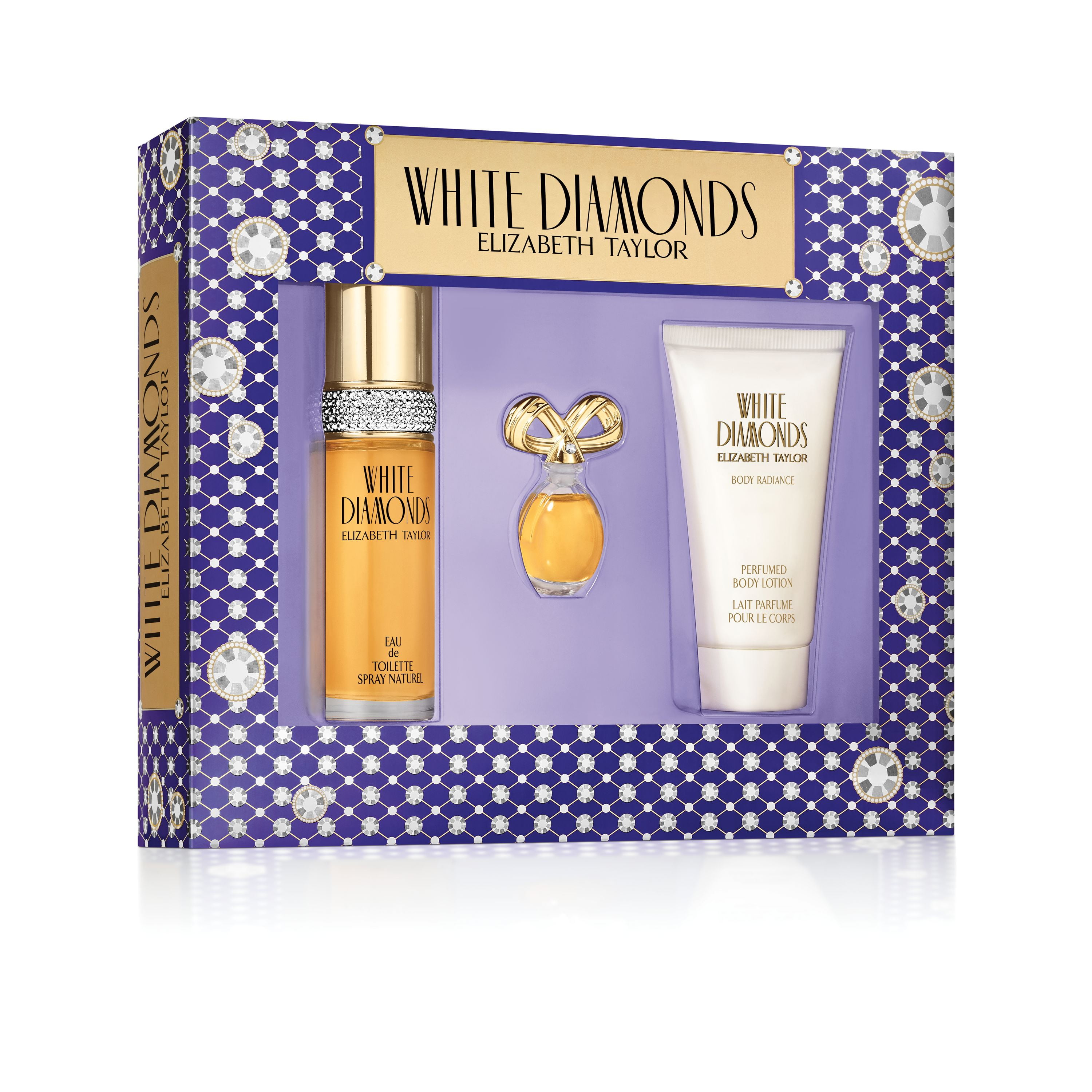 elizabeth taylor white diamonds gift set