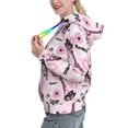 thumbnail image 2 of Lsque Eiffel Tower and Butterflies Pattern Casual Women's Hoodie,Hooded Sweatshirt with Kangaroo Pocket,Pullover Hoodie with Eye-catching Drawstrings-Large, 2 of 7