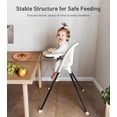 thumbnail image 5 of BABYLUXE HIGH CHAIR SEGLONIA 3-IN-1 FOLDING HIGH CHAIR, 3-POINT HARNESS, 5 of 7