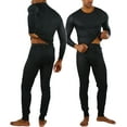 thumbnail image 2 of ToBeInStyle Mens Two-Piece Thermal Set Waffle Knit, 2 of 7