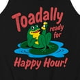 thumbnail image 3 of Instant Message - Toadally Ready For Happy Hour  - Men's Jersey Tank Top, 3 of 6