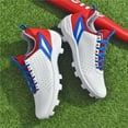 thumbnail image 4 of SKIUHS Men's Baseball Cleats – Synthetic Leather Mesh Athletic Cleat with Rubber Studs for Outdoor Field Sports, 4 of 5