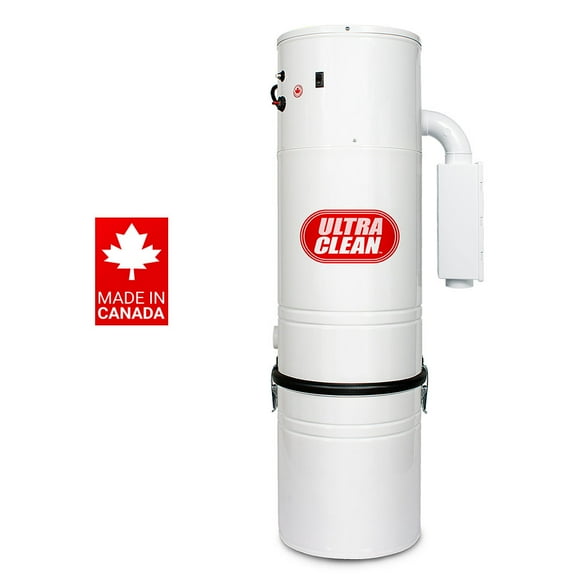 Ultra Clean SC200 Central Vacuum System Power Unit with Ametek Tangential Bypass Motor Up to 7,500 sq.ft Homes – Made in Canada