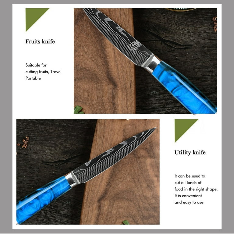 Premium Japanese Knife Set - 14pcs