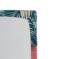 thumbnail image 3 of Ambesonne Modern Tropical Fitted Sheet, Art Exotics Leafy, Twin XL Size, Dark Sky Blue Dark Coral, 3 of 5