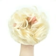 thumbnail image 3 of Women Girls Natural Messy Hair Bun Updo Extensions Wrap Curly Hair Scrunchie Ponytail Hairpieces With Elastic Rubber Band Hairpiece Synthetic Hair Scrunchies Hair Piece Bun, 3 of 7