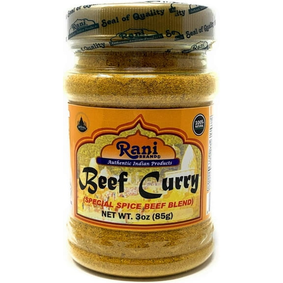 Rani Beef Curry Masala Indian 10-Spice Blend 3oz (85g) PET Jar ~ All Natural | Vegan | No Colors | Gluten Friendly | NON-GMO | Indian Origin