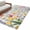 SkyBlue LightGreen Gray, variant on Wildflowers Area Rugs 4'x6', Washable Small Throw Rugs for Office Bathroom, Spring Watercolor Tulip Floral Leaf Grey Plaid Indoor Outdoor Rug Non-Slip Low Pile Carpet Runner Reversible Floor Mats