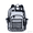 Black, variant on Clear Transparent Backpack, Heavy Duty PVC See Through Bag for Stadium Events, Travel, Work and Daily Use,Gray