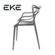 thumbnail image 4 of Set De 4 Sillas Comedor Nealtican Exterior Interior Pvc Gris EKE Life Home GC015, 4 of 6