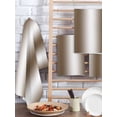 thumbnail image 2 of Brown White Ombre Kitchen Dish Towels for Drying Dishes Set of 2, Vintage Minimalist Country Gradient Waffle Weave Microfiber Hand Tea Bathroom Towels Quick Dry & Absorbent Towel 15.7x23.6, 2 of 7