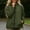 Army Green, variant on Women's Solid Color Zip Up Hooded Windbreaker Waterproof Packable Outdoor Shell Adjustable Hood Multi Bright Hues for Mountain Hiking Rainy Camping Trips Pink L