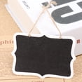 thumbnail image 3 of CHOK Mini Double Sided Hanging Blackboard Message Board for Decoration 20 Pieces Synthetic Material, 3 of 6