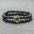 thumbnail image 3 of Trend Men's Bracelet Lava Stone Labradorite Moonstone Beads Bracelet Chakra Yoga Wood Bead Bracelet For Men Jewelry Bileklik, 3 of 6