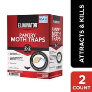 Eliminator Pantry Moth Traps, Pheromone Moth Traps, 2 Pack