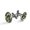 Color 3, variant on Men's Classic Stainless Steel, Dinosaur Camouflage Pattern Cufflinks Business Wedding Shirts, Black