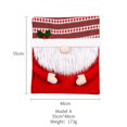 thumbnail image 4 of Funda para silla de Navidad con diseño de anciano barbudo decoración para comedor (gris) JShteea Libre de BPA, 4 of 8