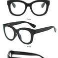 thumbnail image 3 of Fashion Square Spring Temples Women Glasses Frame Clear Anti-Blu-Ray Eyewear Retro Men Optical Frame Reading Glasses, 3 of 4
